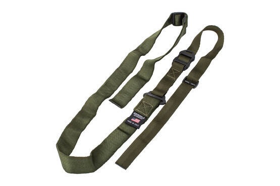 Geissele Super Combat Sling in OD Green measures 1.25 inches wide